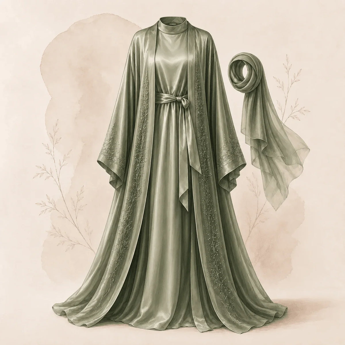 Abaya Sets für Damen – abgestimmte mehrteilige Abaya Looks