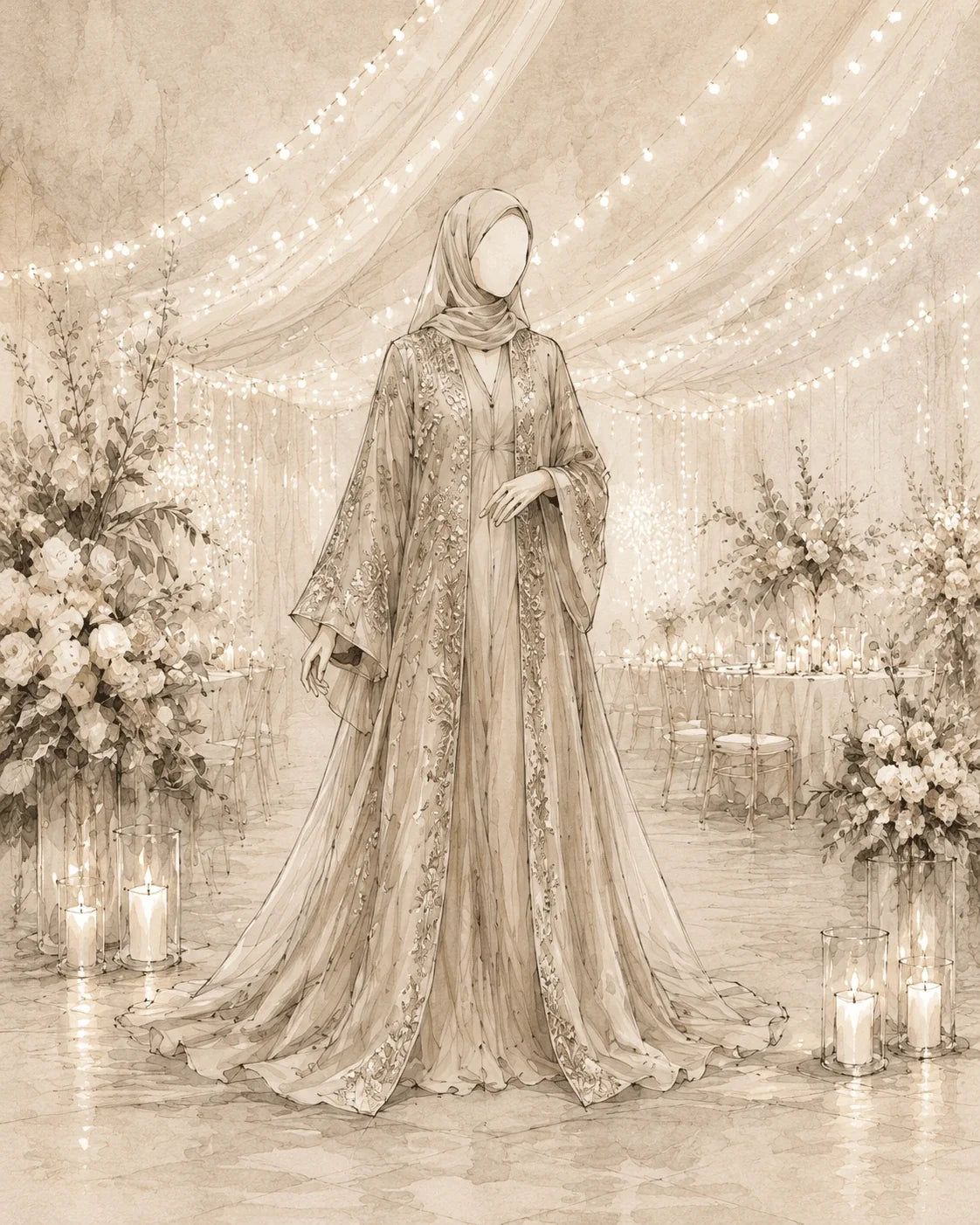 Festliche Abayas für Damen – elegante Modelle für besondere Anlässe